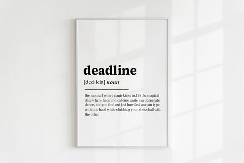 "Deadline"
